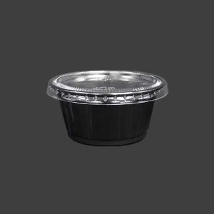 일회용소스용기 블랙소스컵 2온스 60ml 2500개세트