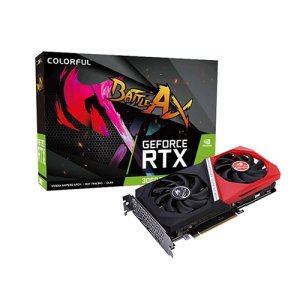 COLORFUL 지포스 RTX 3060 Ti 토마호크 DUO V2 D6 8GB 빨갱이 2팬