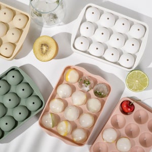 인콕 실리콘 얼음트레이 원형 얼음틀 12구