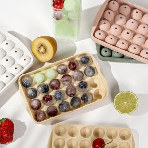 인콕 실리콘 얼음트레이 원형 얼음틀 24구