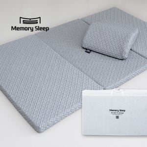 고밀도폼 토퍼 3단 접이식 침대 바닥 원룸 자취 수면 매트리스 SS GP