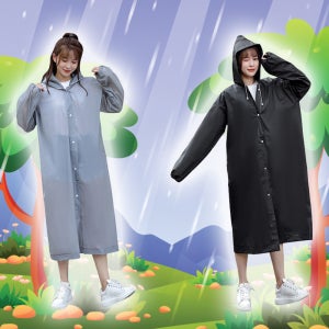 장마철 비상용 집 사무실 여행시 대비 여성 우비 성인 우의