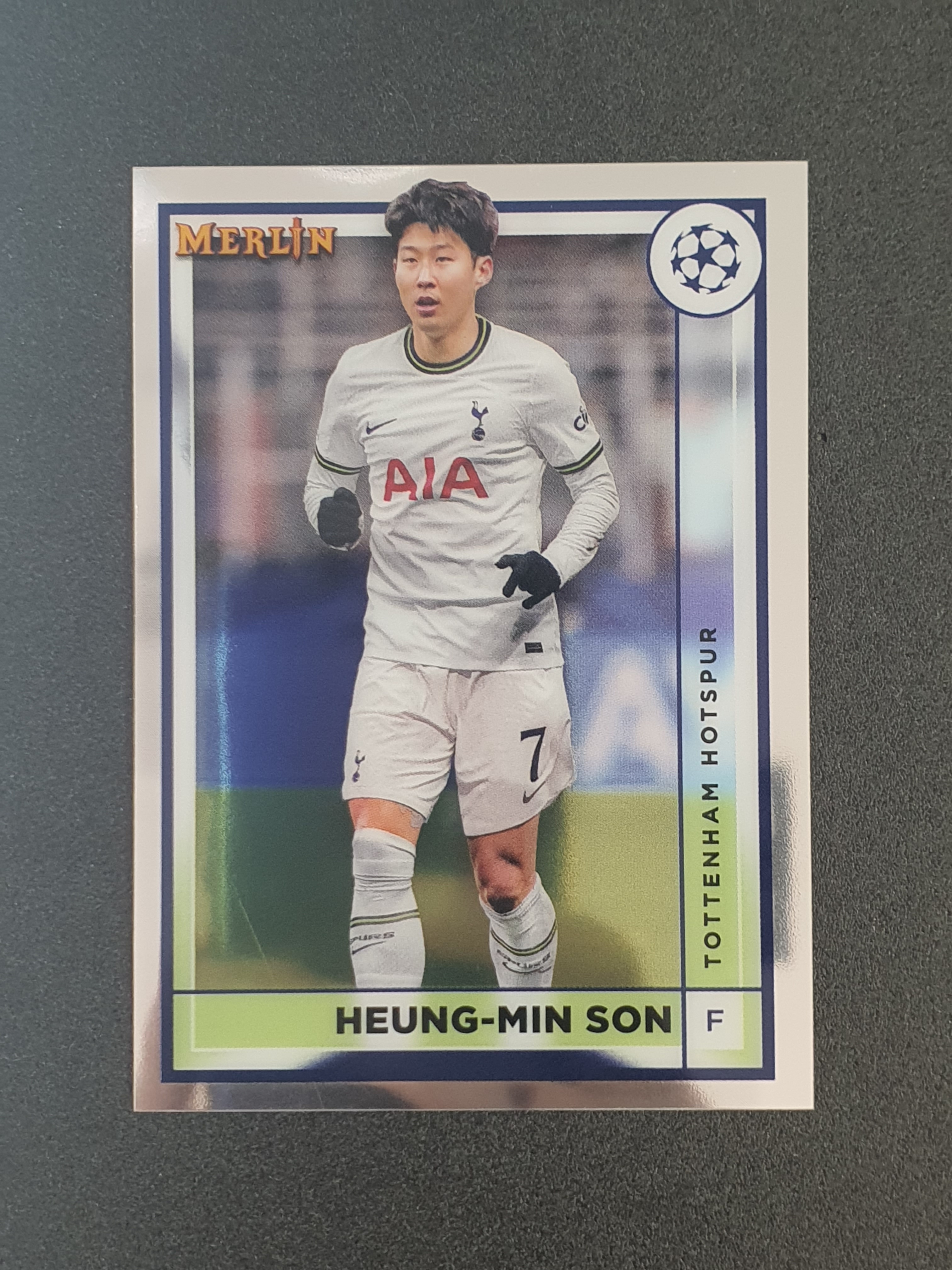 손흥민 2022-23 탑스 크롬 멀린 챔스 Heung-Min Son 손흥민 베이스 축구 카드 손흥민카드