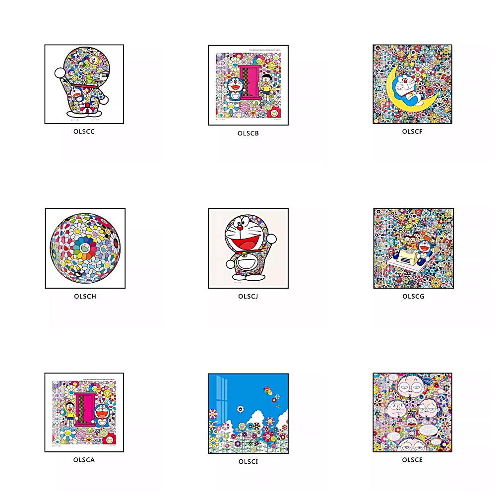 村上隆市作品 ドラえもん 有名な画家 絵画オークション美術品 家 キッチン リビングに掛けるといい絵