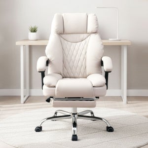 일루일루 다이아 타이탄 침대형 리클라이너 컴퓨터 사무용 의자 아이보리