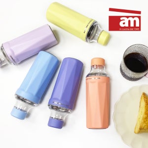 이태리 am 칵테일 스텐 텀블러 보냉 보온 쉐이크 텀블러 440ml, 오렌지