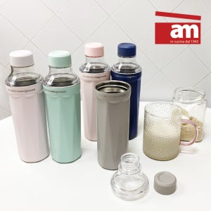 이태리 am 칵테일 스텐 텀블러 보냉 보온 쉐이크 텀블러 530ml, 블라썸 아이보리