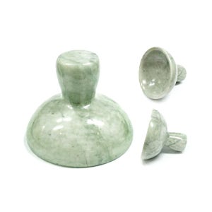 옥괄사 손잡이형 천연 괄사 지압관리