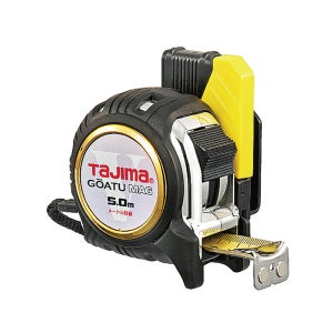 타지마 고아츠 G자동 안전자석 줄자 고무그립 GASF-GLM25-50