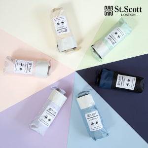 세인트스코트 UV 자외선 차단 경량 5단 레이어 암막 양산 우양산 투톤 양우산