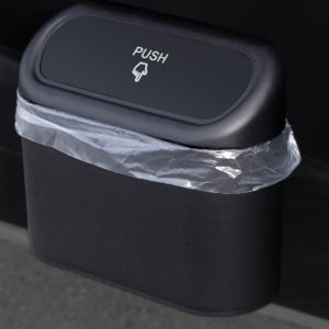 차량용 필수품 다용도 미니 휴지통 심플 깔끔한 디자인 쓰레기 정리 비닐 봉투 타입