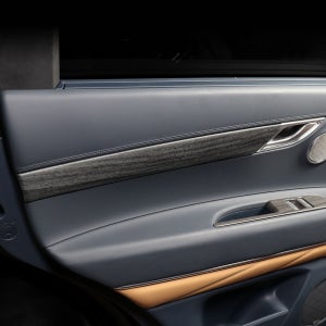 제네시스 GV80 페이스리프트 튜닝 도어프레임 커버 우드 몰딩