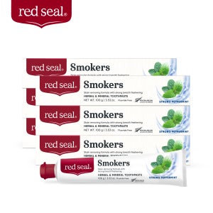 레드씰 스모커스 치약 100g, 6개