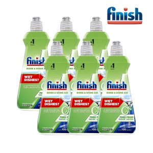 피니시 식기세척기세제 린스 에이드 400ml, 6개