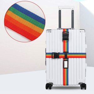 캐리어잠금장치 캐리어밴드 도난방지 십자벨트 여행용