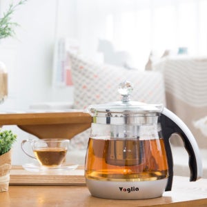 Voglia 빠른가열 차망 전기주전자 전기포트 1.7L/티포트 차탕기 차주전자