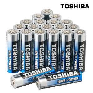 도시바 AA 건전지 LR6 알카라인 건전지 1.5V 20개입