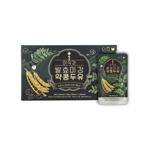 무가당 무첨가 국산콩 발효미강 약콩두유 20포