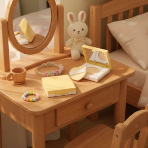 [2+4]프롬키즈 하트 베이지 선쿠션 대용량 유아 어린이 초등 쿨링 뽀송 선크림