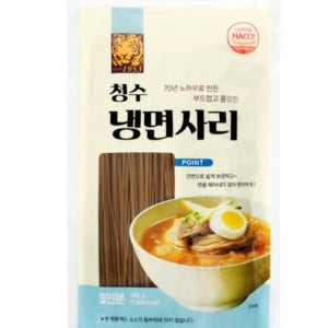 청수식품 청수냉면사리 650g x 10팩 1박스 (소스x)