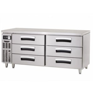 라셀르 간냉식 높은서랍형 테이블냉장고 1800 올스텐 디지털