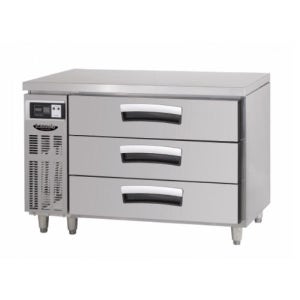 라셀르 간냉식 높은서랍형 테이블냉장고 1200 올스텐 디지털