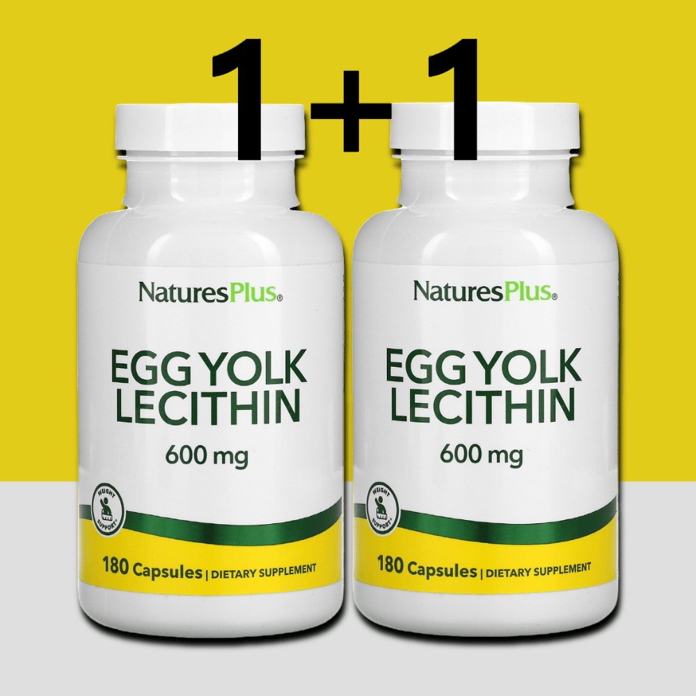 난황 레시틴 <b>네이처스플러스</b> 난유캡슐 180정 2통 Egg Yolk Lecithin