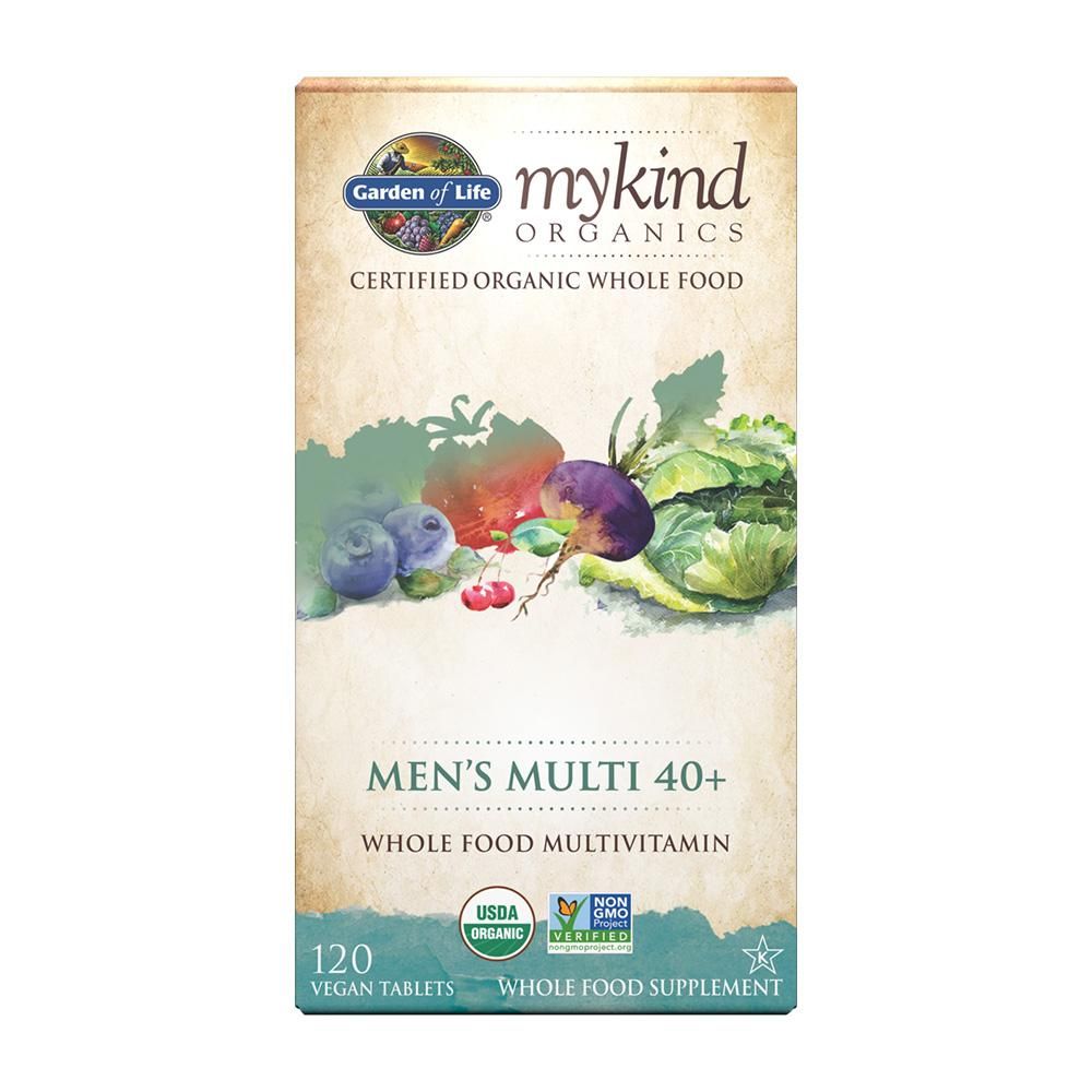 <b>마이카인드 오가닉스</b> 맨즈 <b>멀티 40</b>+ 120 베지타블렛