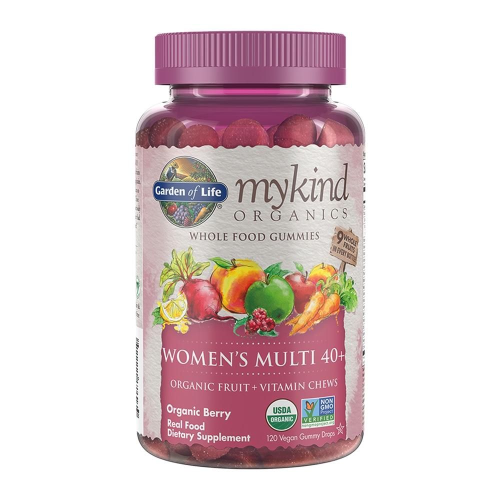 <b>마이카인드 오가닉스</b> 우먼스 <b>멀티 40</b>+ 오가닉 베리 120 구미