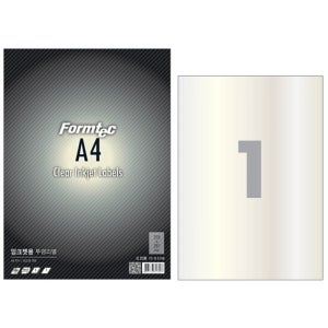 폼텍 투명라벨 IC-3130 A4 5매