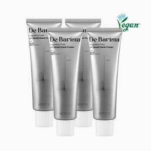 엠디스픽 드 바리스타 무향 선 쉴드 핸드크림 50g, 4개 / 운전 골프 등산 네일케어 UV차단