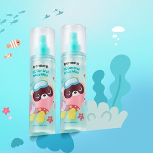 [도구리 콜라보][더마비] AC컨트롤 바디 미스트 200mlx2개 세트+[증정]데일리모이스처바디로션20mlx2개