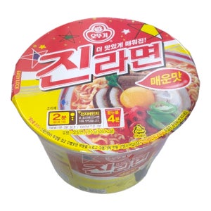 [워나점빵] 진라면 매운맛 큰사발 110g 오뚜기 큰컵라면