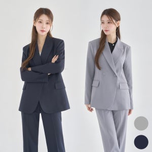 여자 바지 정장 세트 여성 수트 셋업 여름 하객룩 투피스 결혼식 [루디]