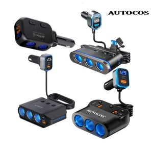 차량용 2구 시가잭 180W PD포트 시거소켓 고속 충전기 ATS-105 107S 108 109