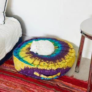 [헤븐센스] 보헤미안 타이다이 고양이 강아지 쿠션 방석