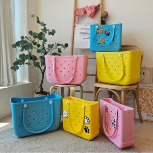 EVA 방수 가방 비치백 물놀이 모래놀이 소풍 피크닉 운동 수영 바구니 여행 파츠 큰가방