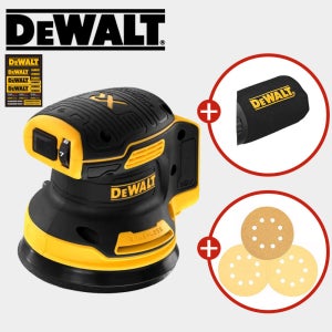 디월트 20V MAX 충전 원형 샌딩기 전동 오비탈 샌더 목공 DCW210N 베어툴 스티커