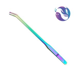 L.P.A 프리미엄 레인보우 곡선형 핀셋 48cm / 고급형 수초핀셋 수초용품 수초가위 수초트리밍 용품