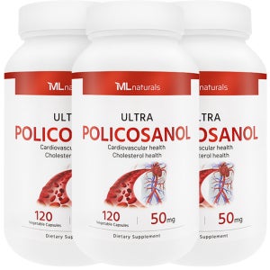 [미국배송] 마이라이프 내추럴스 울트라 폴리코사놀 50mg 120캡슐, 3개