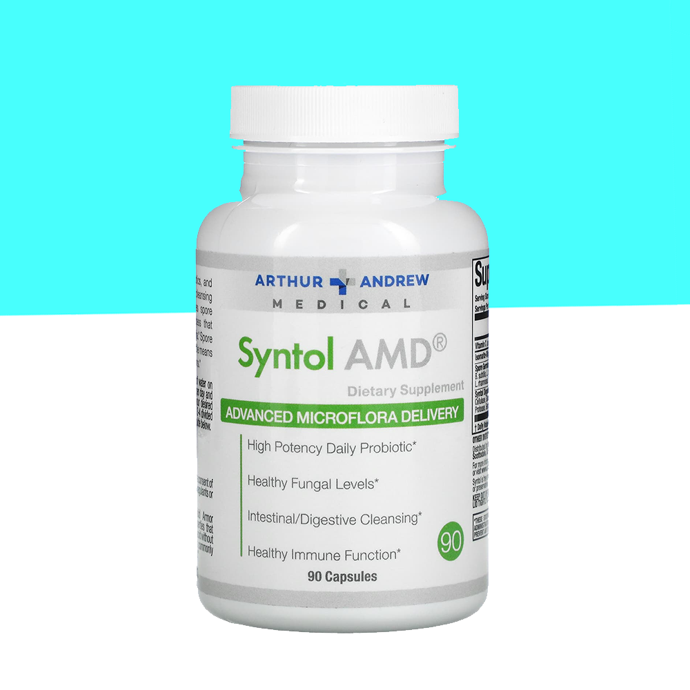<b>아서 앤드류 메디컬</b> Syntol AMD 비타민C 프로바이오틱 500mg 90 캡슐