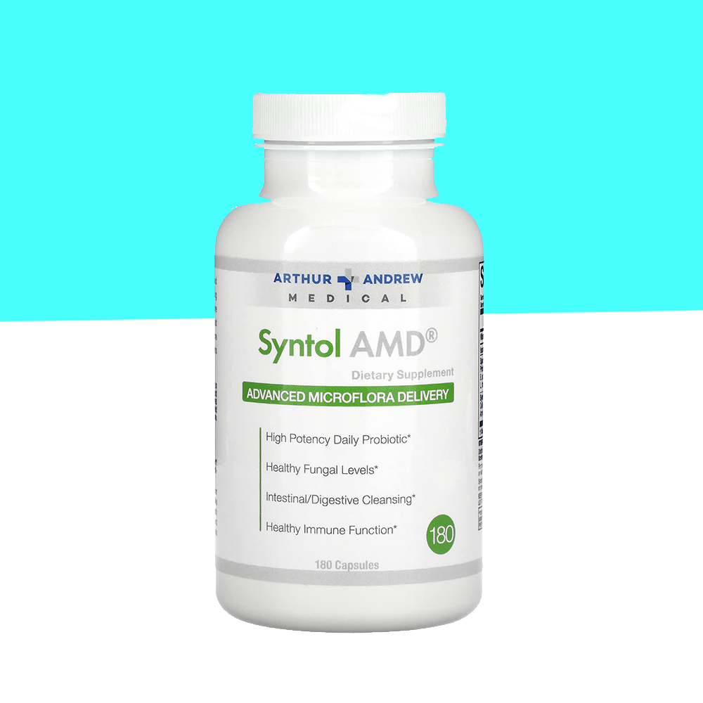 <b>아서 앤드류 메디컬</b> Syntol AMD 향상된 마이크로플로라 전달 500mg 180 캡슐