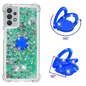 갤럭시 퀀텀4 A73 버디 A13 사각 범퍼 유사 글로시 실버 하트 폰케이스