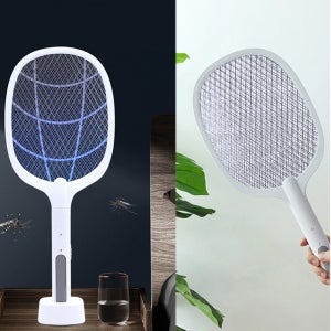 모기유인 LED 램프 전기 모기채 충전식 해충퇴치 멀티 2in1 트랩 기능