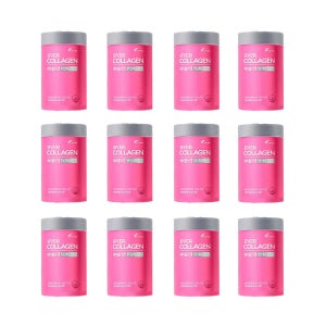 에버 콜라겐 김혜수 타임 비오틴 업 12통 12개월분 분말 먹는 저분자 펩타이드 석류향 가루