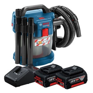 보쉬 GAS18V-10L 무선 건습식 청소기 18V 5.0Ah 배터리 2개 세트