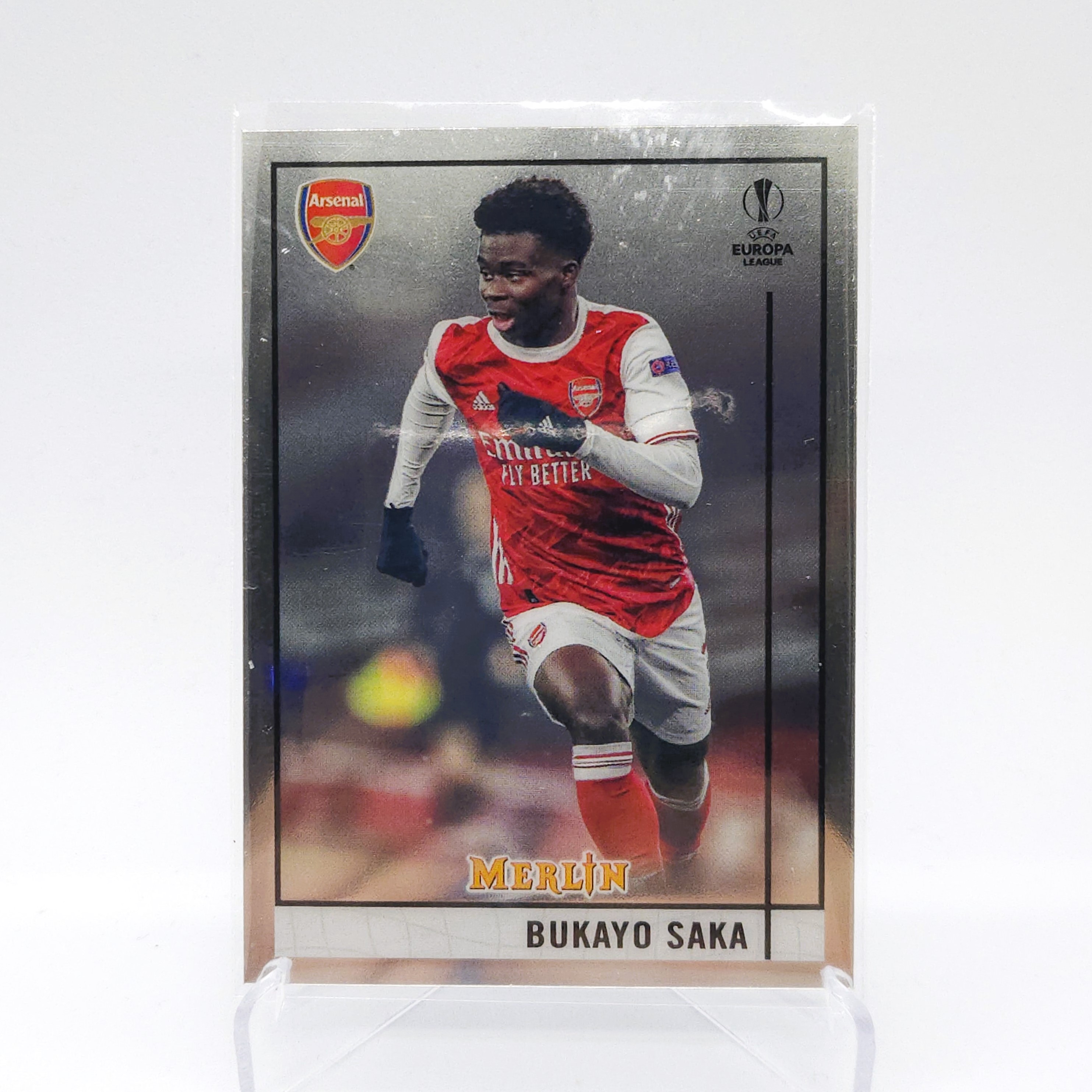 2020 2021탑스 멀린 부카요 사카 베이스 축구 카드 UEFA topps merlin bukayo saka 콜코