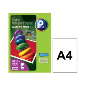 프린텍 잉크젯전용지 V5640-100매 A4 100g A4 권
