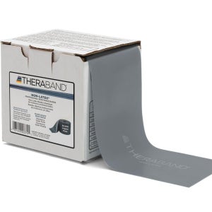 세라밴드 23미터 롤 레벨6 대용량 실버 TheraBand Level 6 - Advanced, Silver