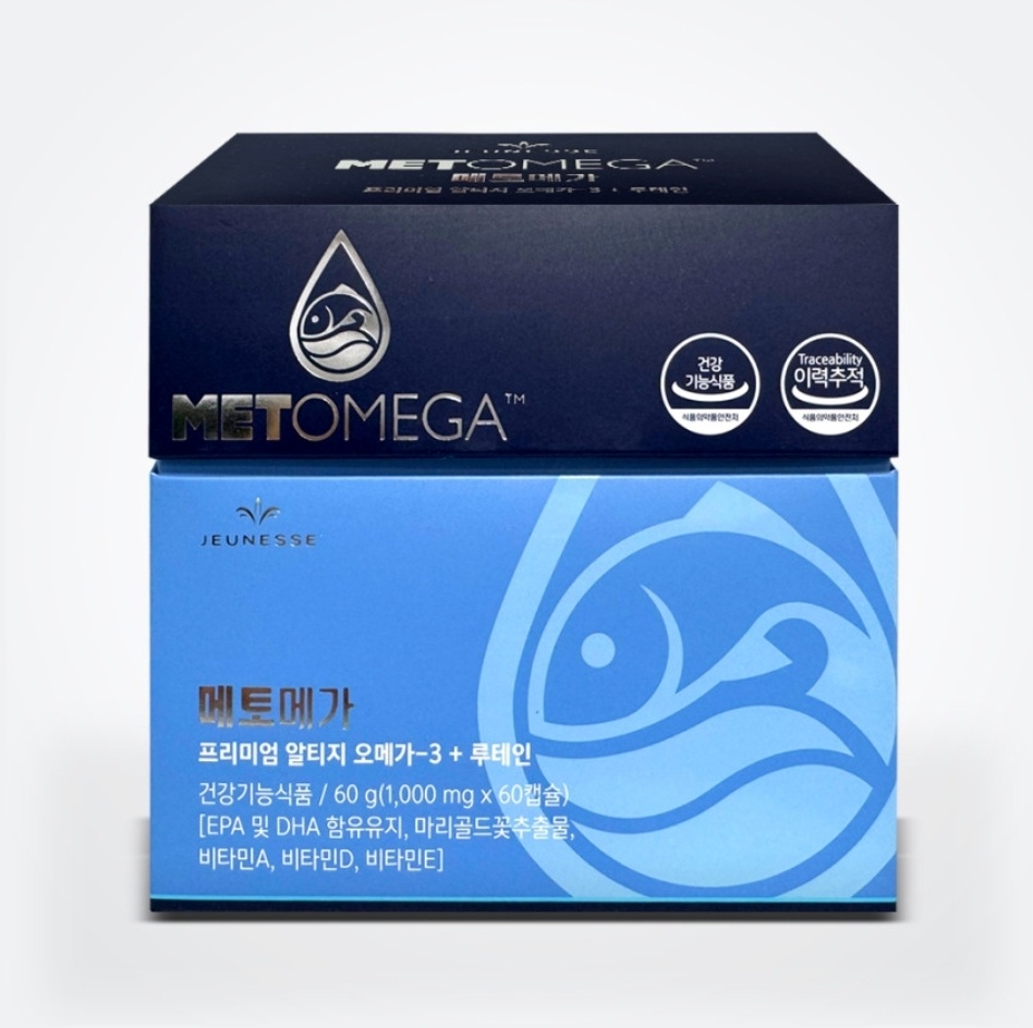 주네스 메토<b>메가</b> 프리미엄 <b>알티지</b> <b>오메가3</b>+루테인 [1개] 60g(1000mg x 60캡슐)